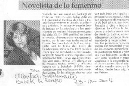 Novelista de lo femenino