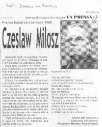 Czeslaw Milosz