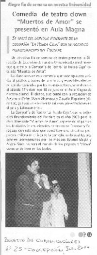 Comedia de teatro clown