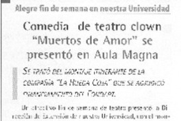Comedia de teatro clown