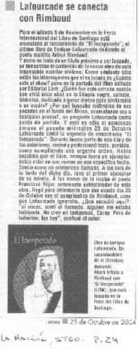 Lafourcade se conecta con Rimbaud