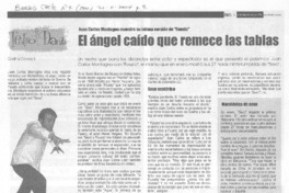 El ángel caído que remece las tablas