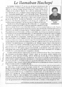 Le llamaban Hachepé