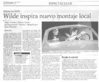 Wilde inspira nuevo montaje