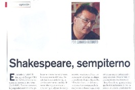 Shakespeare, sempiterno