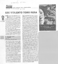 Ese violento tono rosa