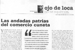 Las andadas patrias del comercio cuneta