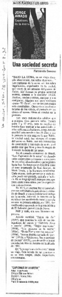 Una sociedad secreta