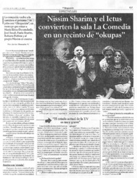 Nissim Sharim y el Ictus convierten la sala La Comedia en un recinto de "okupas" [entrevista]