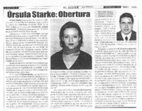 Úrsula Starke: Obertura