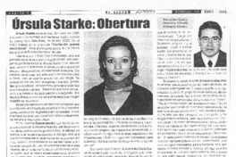 Úrsula Starke: Obertura