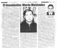 El inoxidale: Mario Meléndez