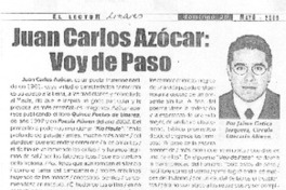 Juan Carlos Azócar: Voy de paso