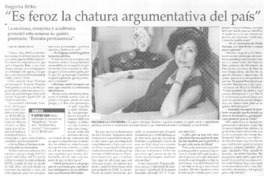 "Es feroz la chatura argumentativa del país" [entrevista]