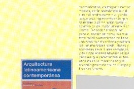 Arquitectura latinoamericana contemporánea