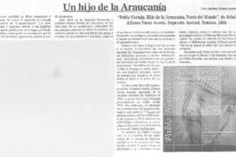 Un hijo de la Araucanía