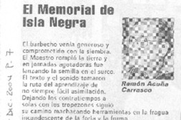 El memorial de Isla Negra