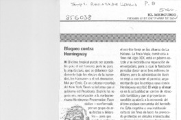 Bloqueo contra Hemingway