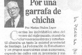 Por una garrafa de chicha