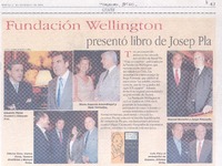 Fundación Wellington presentó libro de Josep Pla