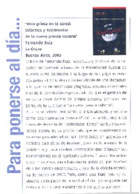 Para ponerse al día...