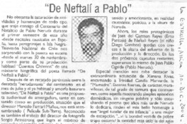 De Neftalí a Pablo