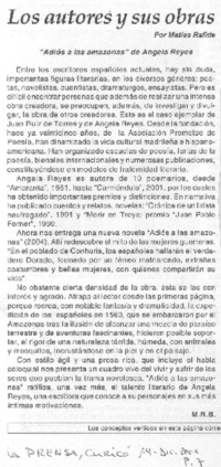 Los autores y sus obras