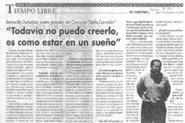 "Todavía no puedo creerlo, es como estar en un sueño" [entrevista]