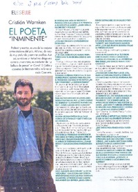 El poeta inminente [entrevista]