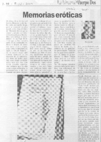 Memorias eróticas
