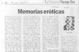 Memorias eróticas