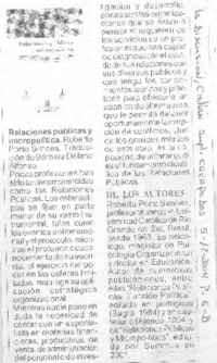 Relaciones públicas y micropolítica