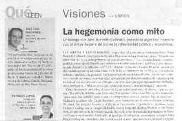 La Hegemonía como mito