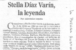 Stella Díaz Varín, la leyenda