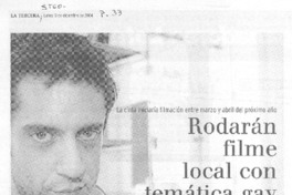 Rodarán filme local con temática gay