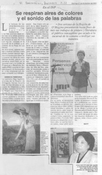 Se respiran aires de colores y el sonido de las palabras