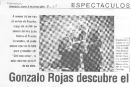 Gonzalo Rojas descubre el erotismo "Del loco amor"