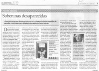 Soberanas desaparecidas