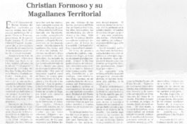Christian Formoso y su Magallanes Territorial