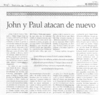 John y Paul atacan de nuevo