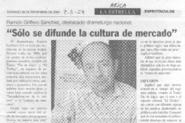 "Sólo se difunde la cultura de mercado"