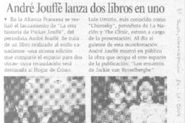 André Jouffe lanza dos libros en uno
