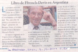Libro de Ffrench-Davis en Argentina