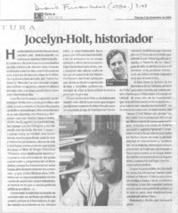 Jocelyn-Holt, historiador