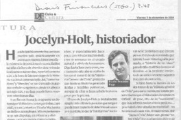 Jocelyn-Holt, historiador