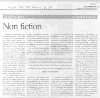 Non fiction