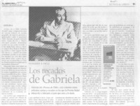 Los Recados de Gabriela
