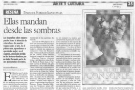 Ellas mandan desde las sombras