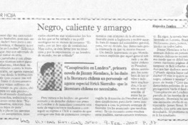 Negro, caliente y amargo