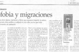 Xenofobia y migraciones